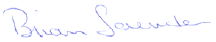 Brian Saunders' Signature